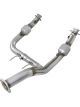 AFE Twisted Steel 3-3.5in 409SS Street Series Y-Pipe w/ Cats For 1…