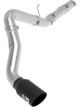 AFE Atlas 5in DPF-Back Alum Steel Exhaust System w/ Black Tip For 1…