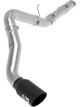 AFE Large-Bore HD 5in 409SS DPF-Back Exhaust System w/Black Tip For…