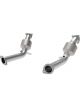 AFE Power Twisted Steel Connection Pipe w/ Cats For 03-06 Nissan 3
