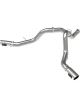 AFE Large Bore-HD 4in 409SS DPF-Back Exhaust System w/Polished Tips…