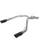 AFE Mach Force XP DPF-Back Exhaust 3in SS w/ 5in Black Tips For 201