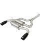 AFE Mach Force XP SS-304 Black Tip 2.5in Dia Axle Back Exhaust For