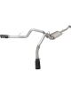 AFE Mach Force XP Exhaust 3in SS Dual Side Exit CB w/ Black Tips Fo