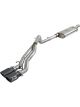 AFE Rebel Series Cat-Back 2.5in Dual Center Exit SS Exhaust w/ Blac…