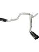 AFE Mach Force XP Exhaust Aluminized Dual Split DPF Back For 11-15
