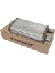 AFE Mach Force XP SS Muffler 3in Center Inlet 2.5in Dual Outlets 22in…