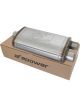 AFE Mach Force XP SS Muffler 3in Center Inlet 3in Offset Outlet 22in…