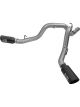 AFE Large Bore HD 4in Dual DPF-Back SS Exhaust w/Black Tip For 16-1…