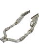 AFE 2in Twisted Steel Long Tube Header w/ Connection Pipe Catted F…