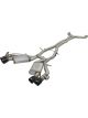 AFE Mach Force XP 3in 304 SS Cat-Back Dual Exhaust w/ Black Tips Fo…