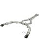 AFE Mach Force XP 3in 304 SS Sport Tone Cat-Back w/ Black Tips For