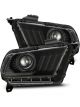 Alpharex For 10-12 Ford Mustang PRO-Series Projector Headlights Plank S…