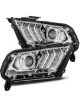 Alpharex For 10-12 Ford Mustang Luxx LED Proj Headlights Plank Style Ch…