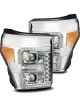 Alpharex For 11-16 Ford F-350 SD Luxx LED Proj Headlights Plank Style C…