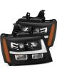 Alpharex For 07-14 Chevy Tahoe PRO-Series Projector Headlights Plank St…