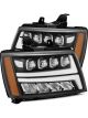 Alpharex For 07-13 Chevy AvalancheÂ Nova LED Proj Headlights Plank Styl…