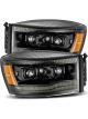 Alpharex For 06-08 Dodge Ram 1500HD PRO-Series Proj Headlights Plank St…