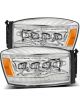 Alpharex For 06-08 Dodge Ram 1500HD Nova LED Proj Headlights Plank Styl…