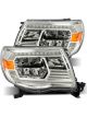 Alpharex For 05-11 Toyota Tacoma Luxx Crystal Headlights Plank Style Ch…