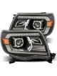 Alpharex For 05-11 Toyota Tacoma Luxx LED Projector Headlights Plank St