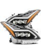Alpharex For 08-13 Infiniti G37 Nova LED Projector Headlights Plank Sty…