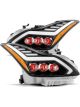 Alpharex For 08-13 Infiniti G37 Nova LED Proj Headlights Plank Style Gl…