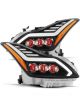 Alpharex For 08-13 Infiniti G37 Nova LED Proj Headlight Plnk Styl Matte…