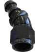 Aeroflow Full Flow Push Lock 30 Degree Hose End -4AN Black