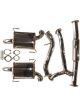 AVO Exhaust 3in Stainless Steel Cat Back Exhaust For 05-09 Subar…