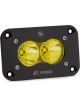 Baja Designs S2 Pro Flush Mount Spot Pattern LED Work Light Amber