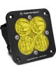 Baja Designs Squadron Sport Driving/Combo Pattern Flush Mount Black LED
