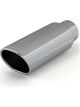 Banks Power Tailpipe Tip Kit SS Obround Angle Cut Chrome 3in Tube 3.75in
