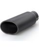 Banks Power Tailpipe Tip Kit SS Obround Slash Cut Black 3.5in Tube 4.38i