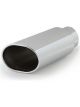 Banks Power Tailpipe Tip Kit SS Obround Slash Cut Chrome 4in Tube 5in X