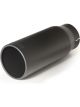 Banks Power Tailpipe Tip Kit SS Round Straight Cut Black 4in Tube 5in X