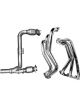 BBK For 07-11 Jeep 3.8 V6 Long Tube Exhaust Headers And Y Pipe And Conve…