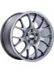 BBS CH-R 18x8.5 5x112 ET38 Satin Titanium Polished Rim Protector Whe…