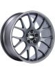 BBS CH-R 20x9.5 5x114.3 ET40 CB66 Satin Titanium Polished Rim Protec…