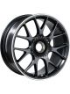 BBS CH-R 20x9 CL ET51 CB84 Satin Black Polished Rim Protector Wheel