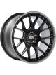 BBS CH-RII 21x10.5 5x112 ET17 Satin Black Center Platinum Lip SS Rim…