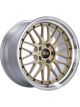 BBS LM 19x10 5x120 ET25 Gold Center Polished Lip Wheel -82mm PFS/Clip…
