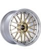 BBS LM 19x11 5x120 ET25 Gold Center Diamond Cut Lip Wheel -82mm PFS/C…