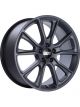 BBS SV 19x8.5 5x112 ET38 Satin Titanium Wheel -82mm PFS/Clip Required