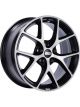 BBS SR 19x8.5 5x112 ET46 Satin Black Diamond Cut Face Wheel -82mm PF…