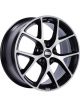 BBS SR Wheel 18x8 Bolt Pattern 5x112 ET45 Satin Black with Diamond Cut