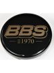 BBS Center Cap 70.6mm Black/Gold Est. 1970 Anniversary w/BBS Logo 5…