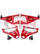 BMR 67-69 1st Gen F-Body Upper And Lower A-Arm Kit Red