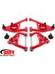BMR 64-72 A-Body Upper And Lower A-Arm Kit Red