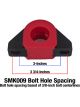 BMR Universal 1.25in Billet Aluminum Sway Bar Mount Mount Polyurethane…